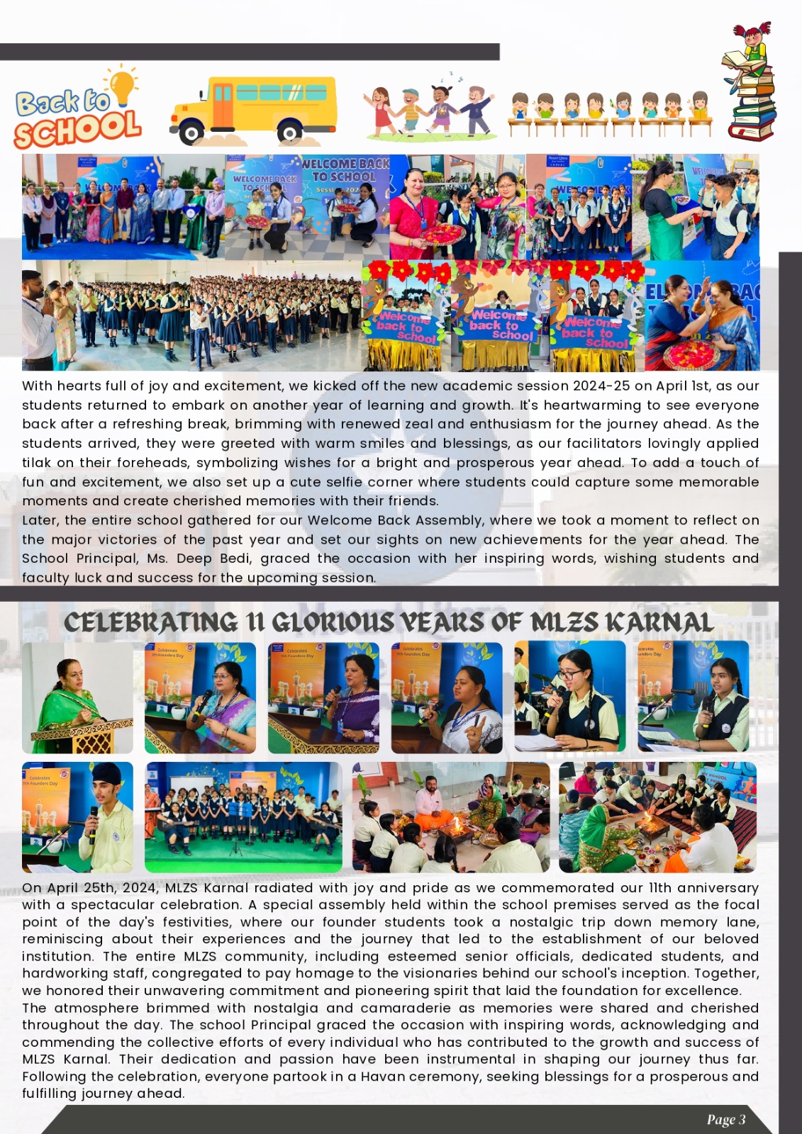 Events-MLZS Karnal